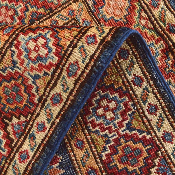 1' 11 x 3' 2 Hand Knotted Kazak Rug