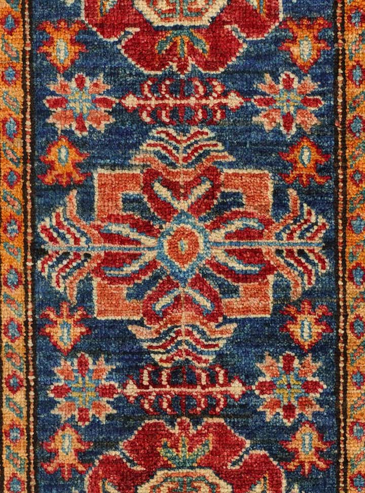 1' 11 x 3' 2 Hand Knotted Kazak Rug