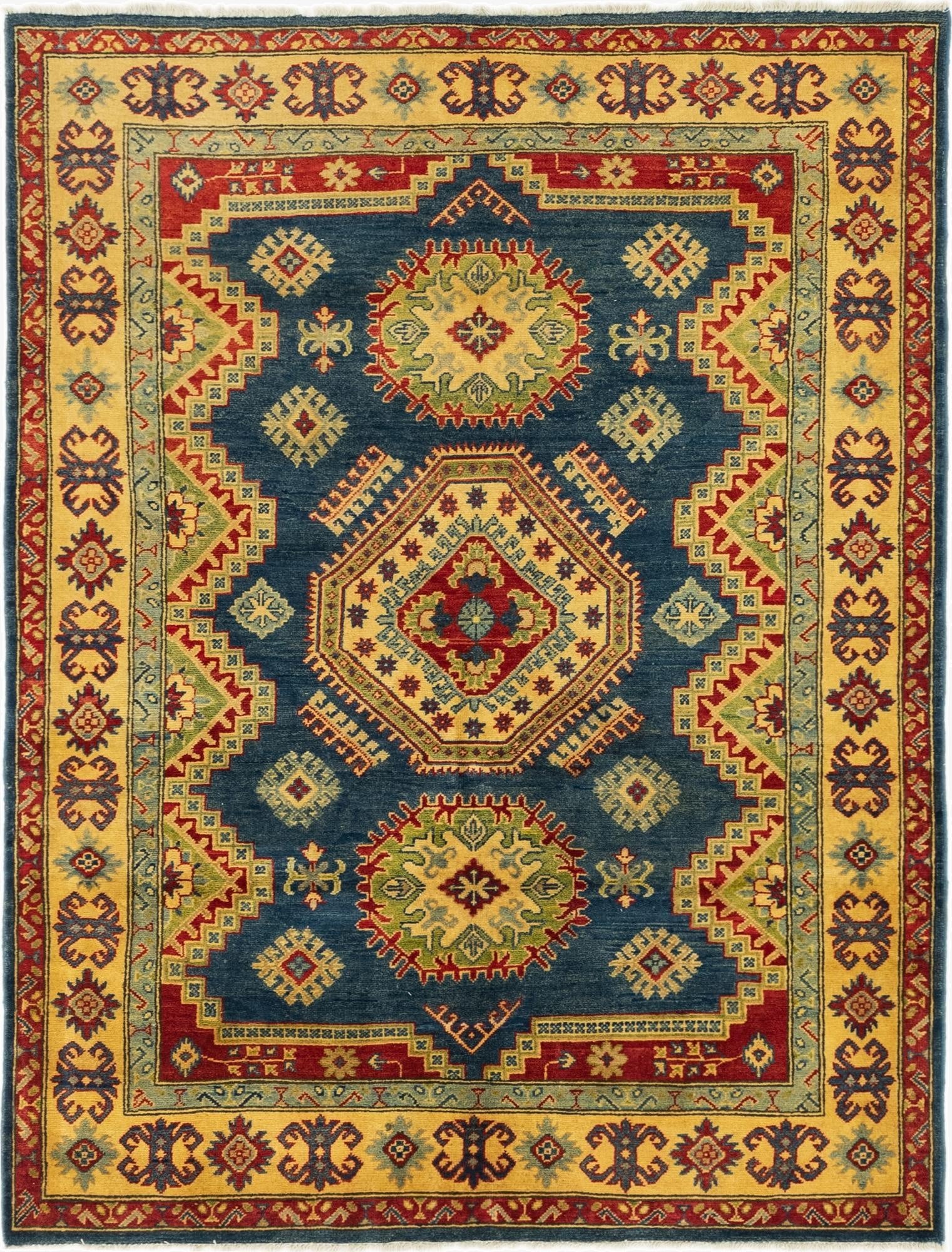 152cm x 200cm  Hand Knotted Kazak Rug