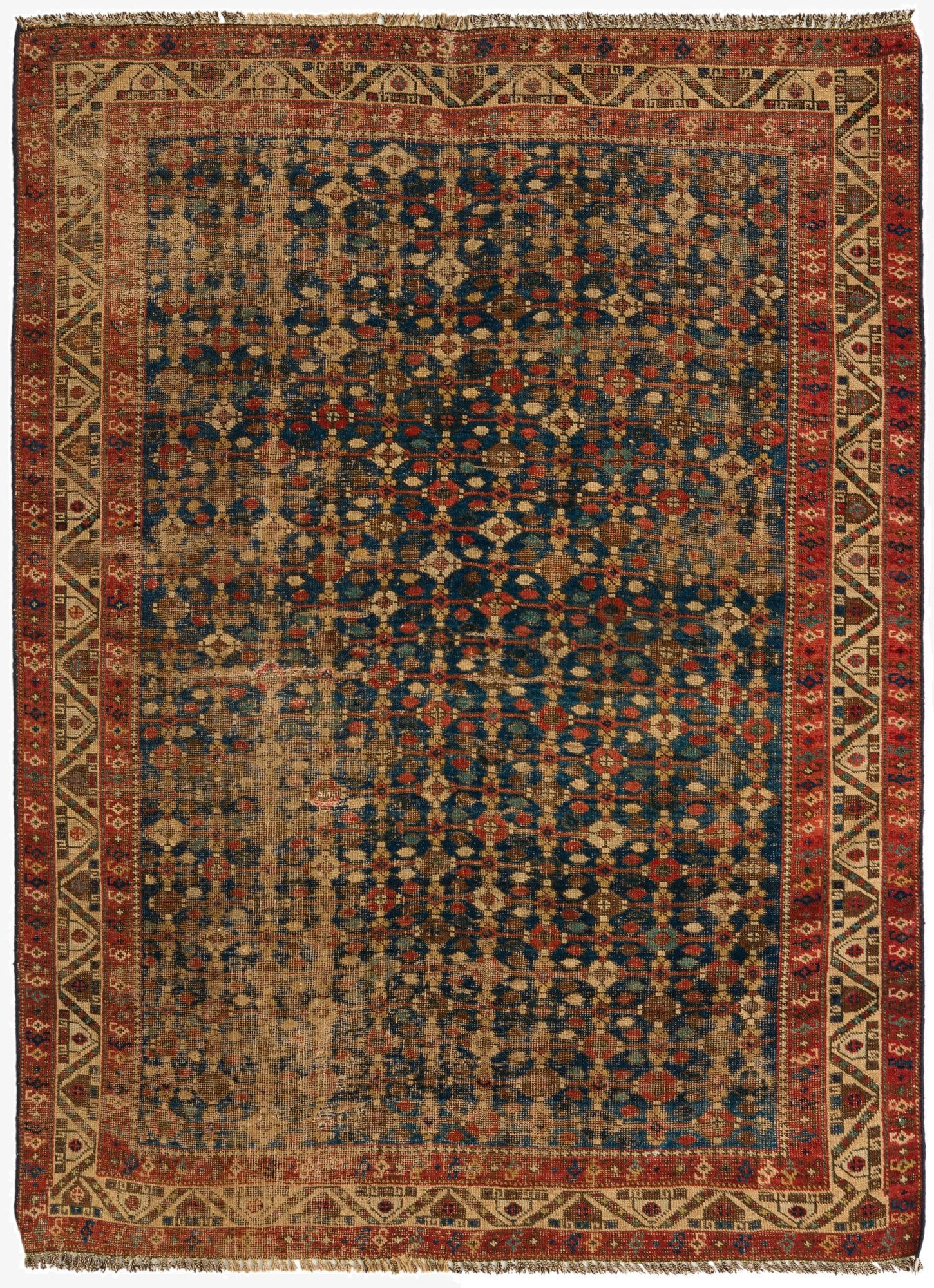140cm x 190cm  Hand Knotted Kazak Oriental Wool Rug