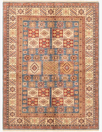 5' 9 x 7' 4 Hand Knotted Kazak Oriental Rug