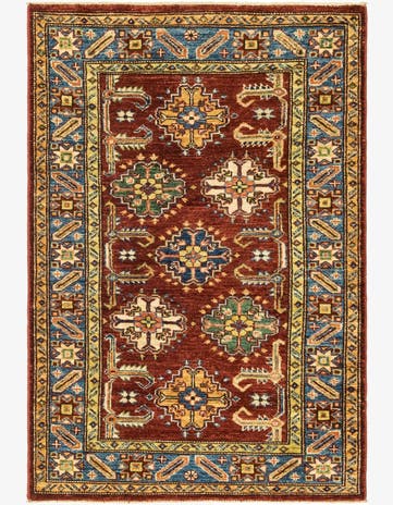 2' 9 x 4' 1 Hand Knotted Kazak Oriental Rug