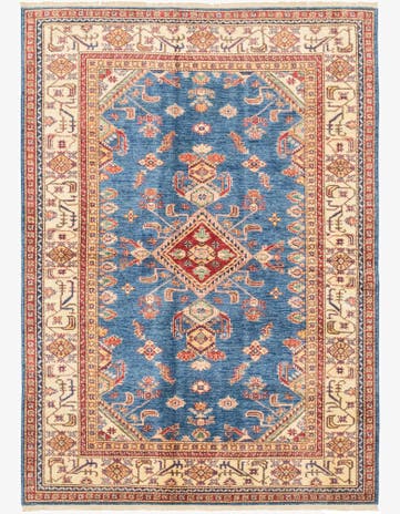 5' 7 x 7' 10 Hand Knotted Kazak Oriental Rug