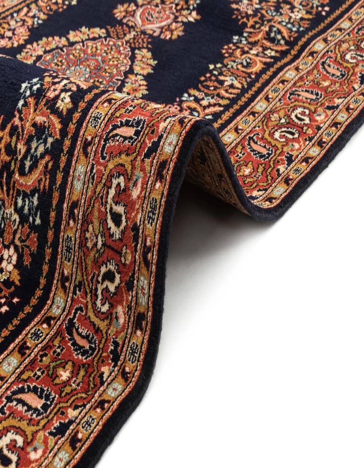 Detail image of 4' x 6' Hand Knotted Kerman Oriental Wool Rug