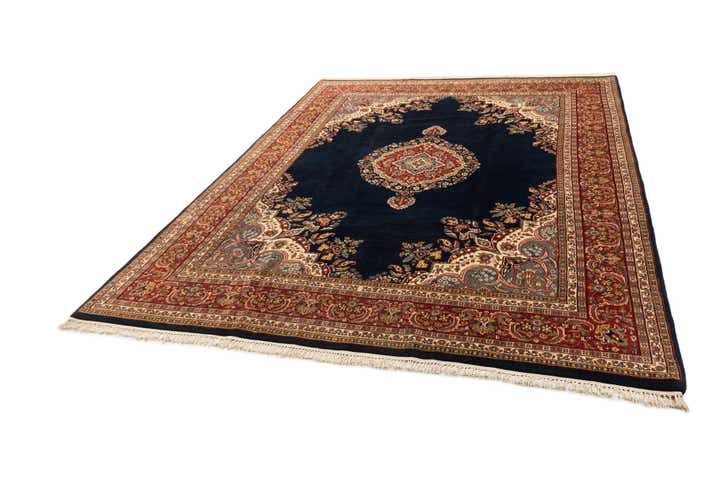 8' 6 x 11' Hand Knotted Kerman Wool Rug