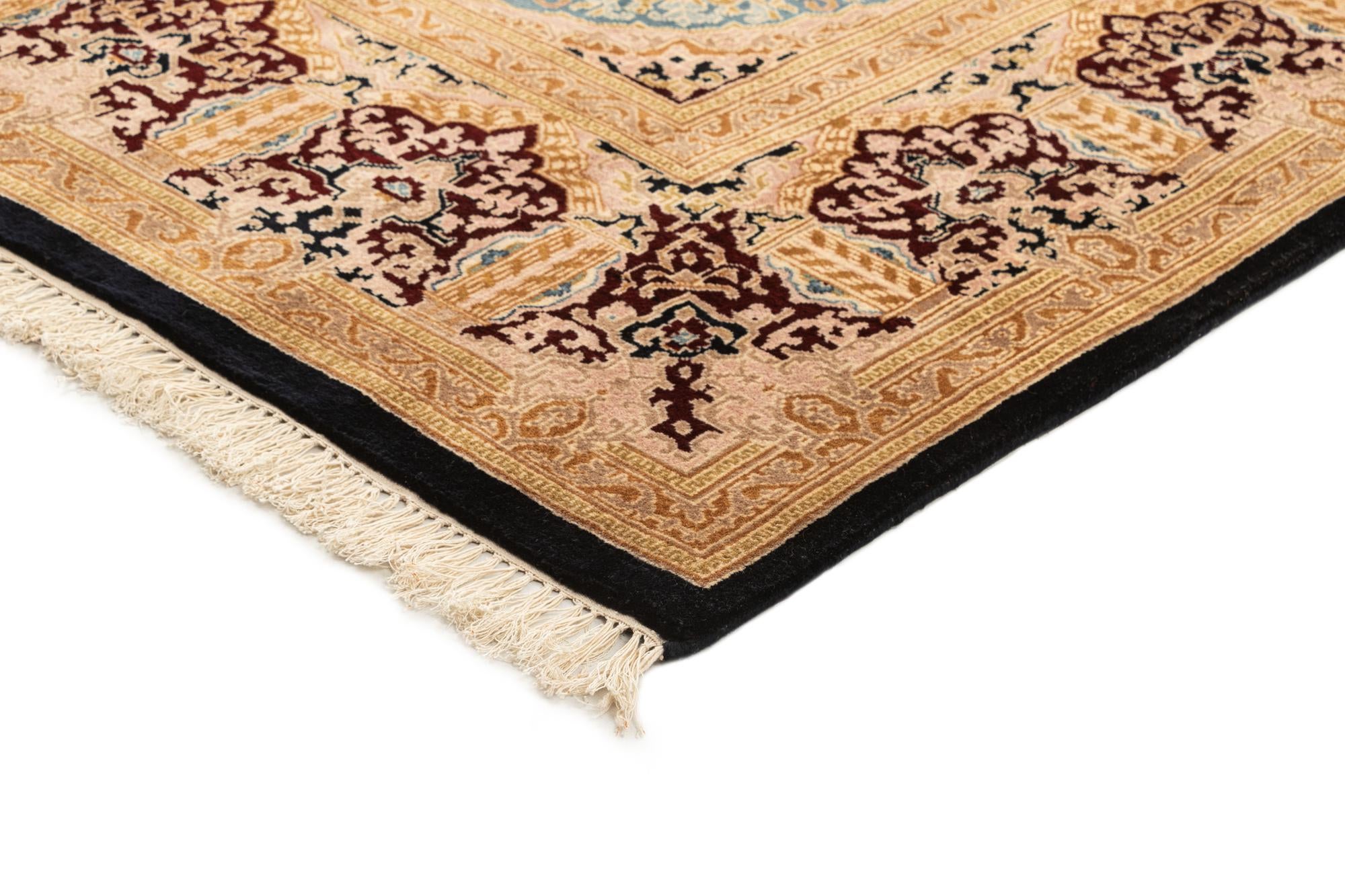 8' x 11' 5 Hand Knotted Kerman Wool Rug
