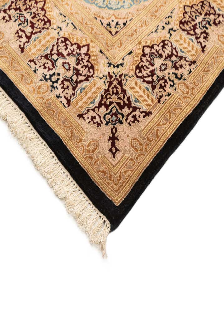 8' x 11' 5 Hand Knotted Kerman Wool Rug