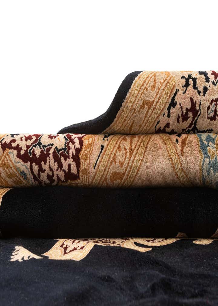 8' x 11' 5 Hand Knotted Kerman Wool Rug
