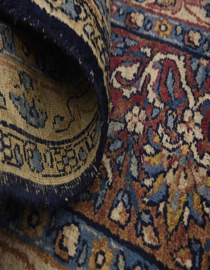 Detail image of 9' 10 x 13' Hand Knotted Kerman Persian Wool Rug