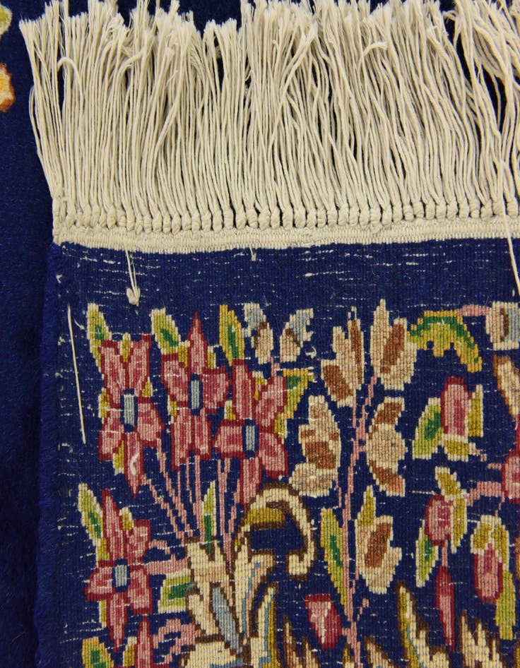 Detail image of 8' 9 x 12' 2 Hand Knotted Kerman Persian Wool Rug