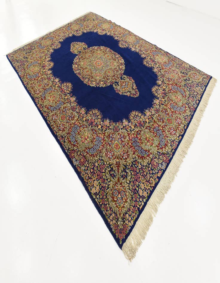 Detail image of 8' 9 x 12' 2 Hand Knotted Kerman Persian Wool Rug