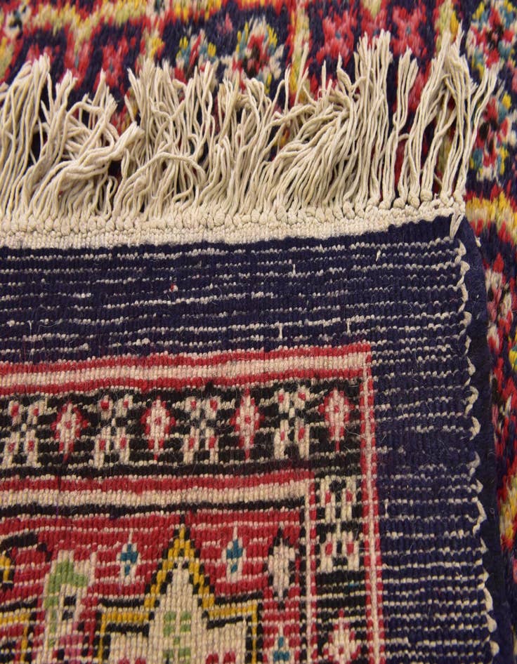 Detail image of 6' 6 x 9' 5  Hand Knotted Kerman Wool Rug