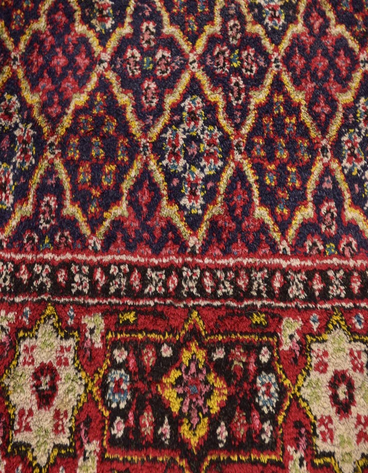 Detail image of 6' 6 x 9' 5  Hand Knotted Kerman Wool Rug