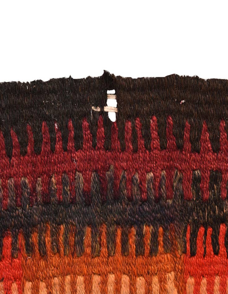 Detail image of 4' 7 x 7' 10  Hand Woven Kilim Fars Wool Rug