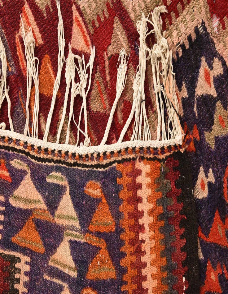 Detail image of 4' 7 x 7' 10  Hand Woven Kilim Fars Wool Rug
