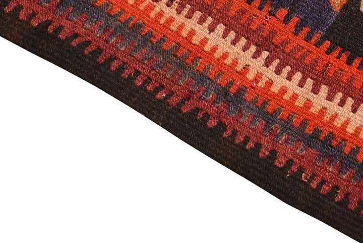 4' 7 x 7' 10 Hand Woven Kilim Fars Wool Rug