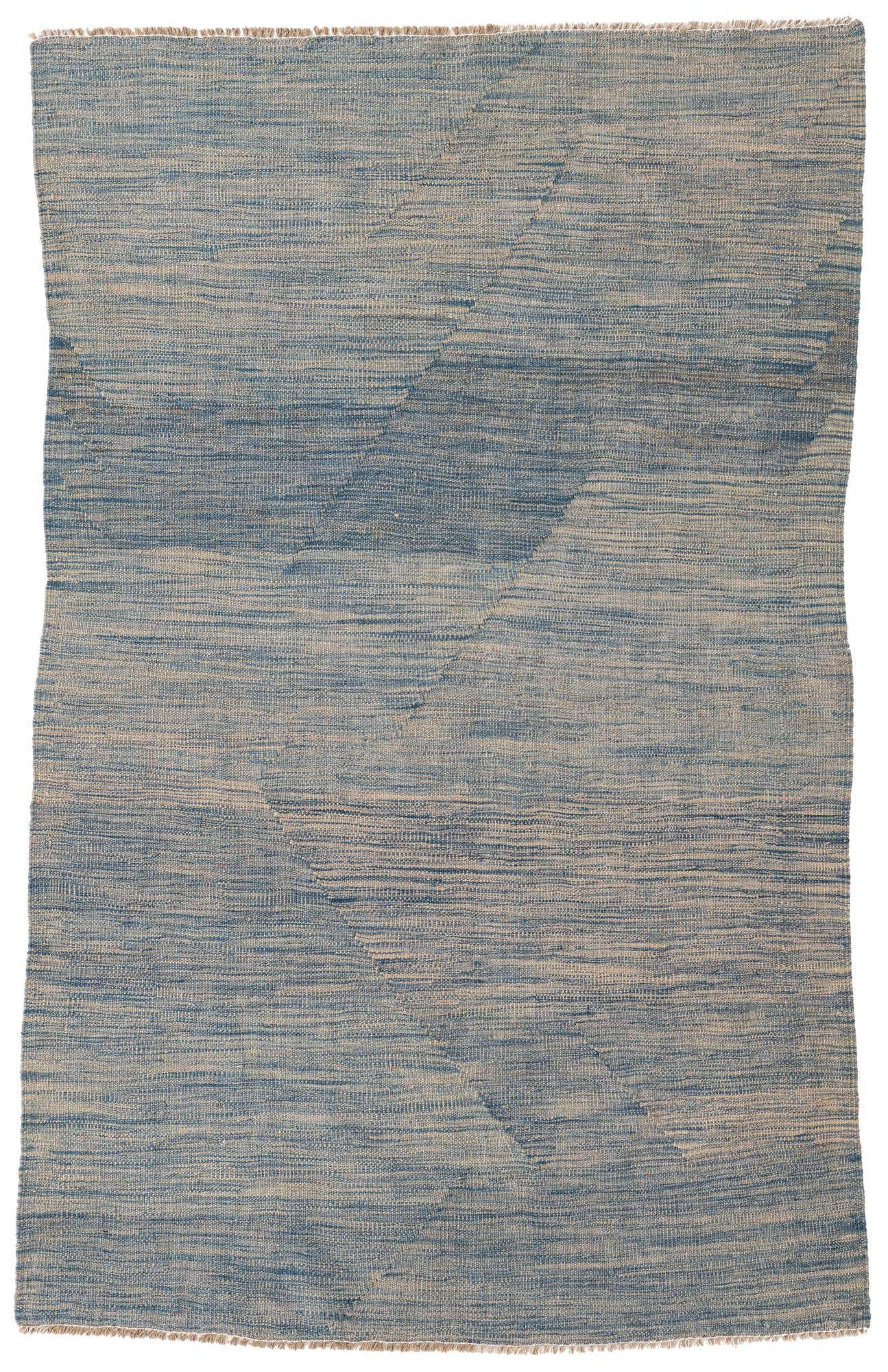 3' 9 x 6' Hand Woven Kilim Maymana Wool Rug