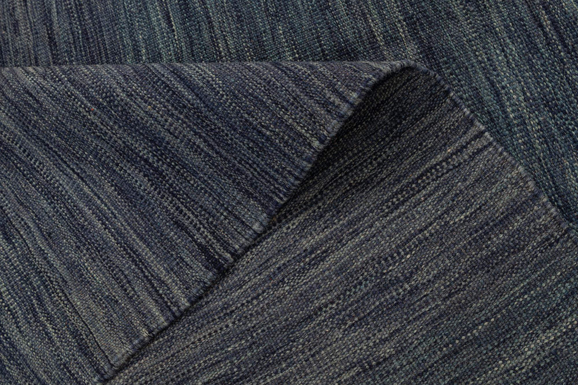 4' 3 x 6' 2 Hand Woven Kilim Modern Wool Rug