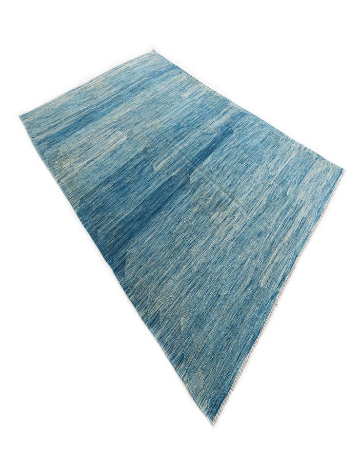 Detail image of 5' 7 x 8' 2  Hand Woven Kilim Modern Wool Rug