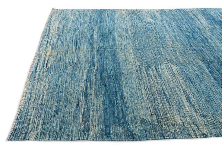 Detail image of 5' 7 x 8' 2 Hand Woven Kilim Modern Wool Rug