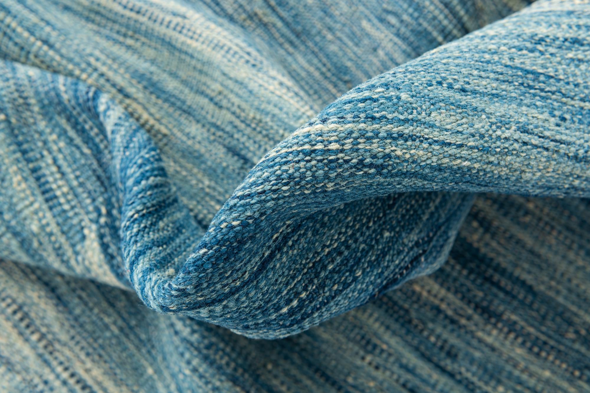 5' 7 x 8' 2 Hand Woven Kilim Modern Wool Rug