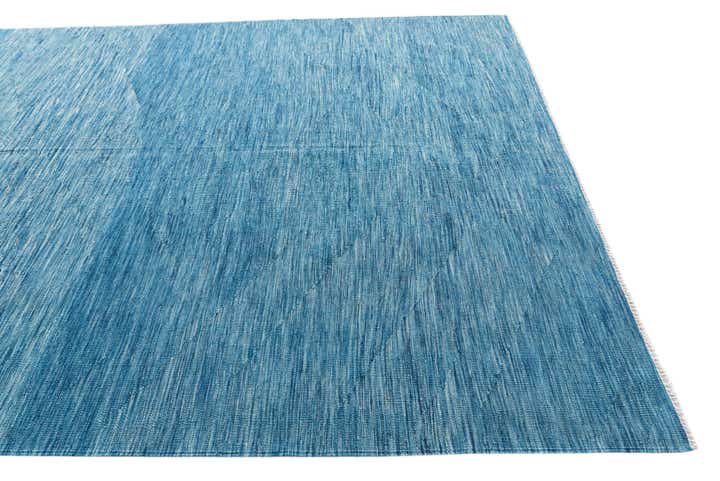 6' 8 x 9' 10 Hand Woven Kilim Modern Wool Rug