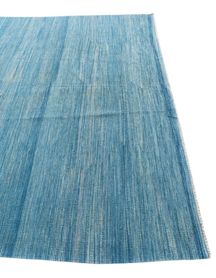 Detail image of 6' 8 x 9' 9  Hand Woven Kilim Modern Wool Rug