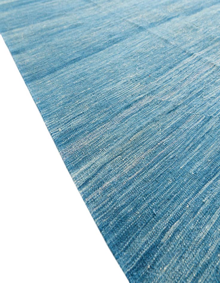 Detail image of 6' 8 x 9' 9  Hand Woven Kilim Modern Wool Rug