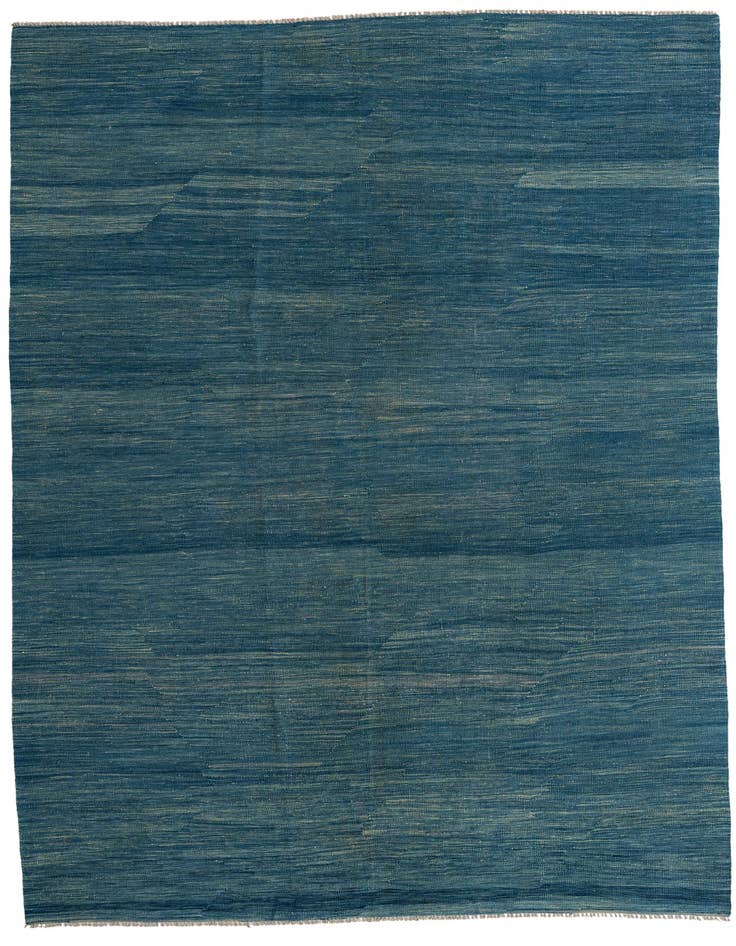 Detail image of 6' 8 x 9' 9 Hand Woven Kilim Modern Wool Rug