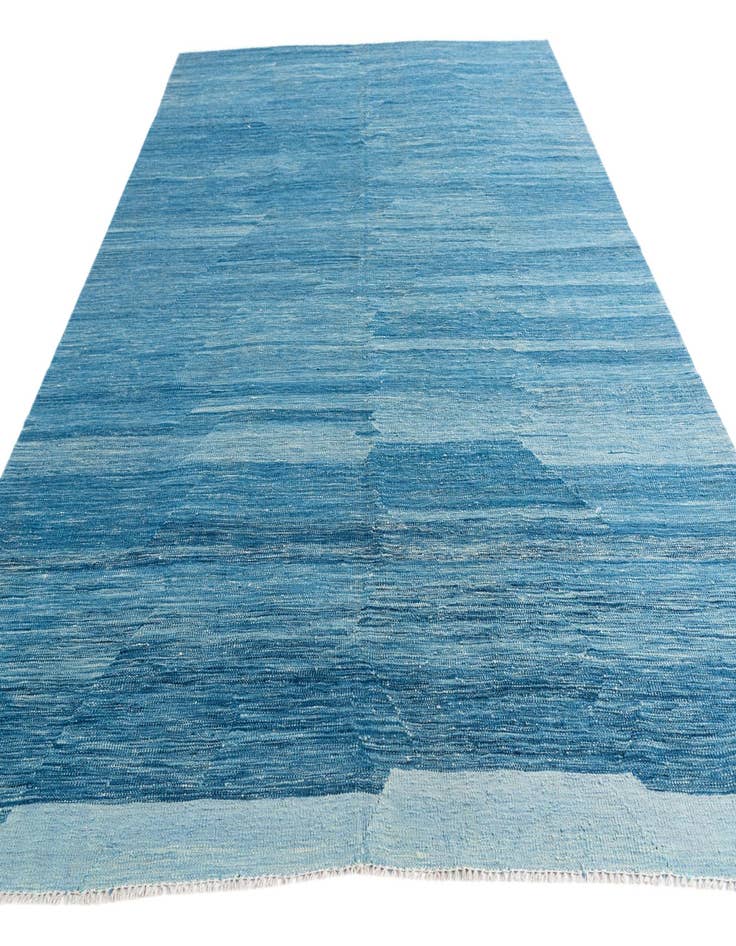 Detail image of 6' 9 x 9' 9  Hand Woven Kilim Modern Wool Rug