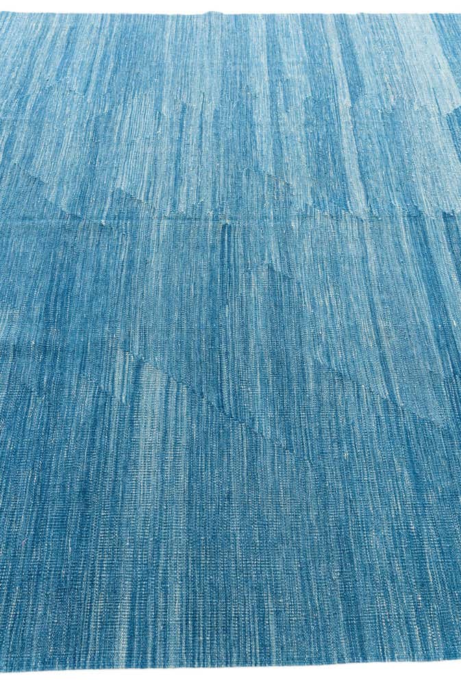 6' 9 x 9' 9 Hand Woven Kilim Modern Wool Rug