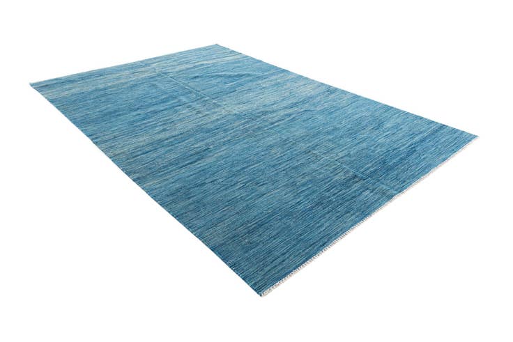 Detail image of 5' 6 x 8' Hand Woven Kilim Modern Wool Rug