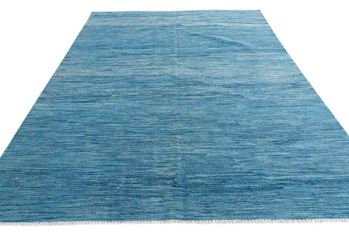 5' 6 x 8' Hand Woven Kilim Modern Wool Rug