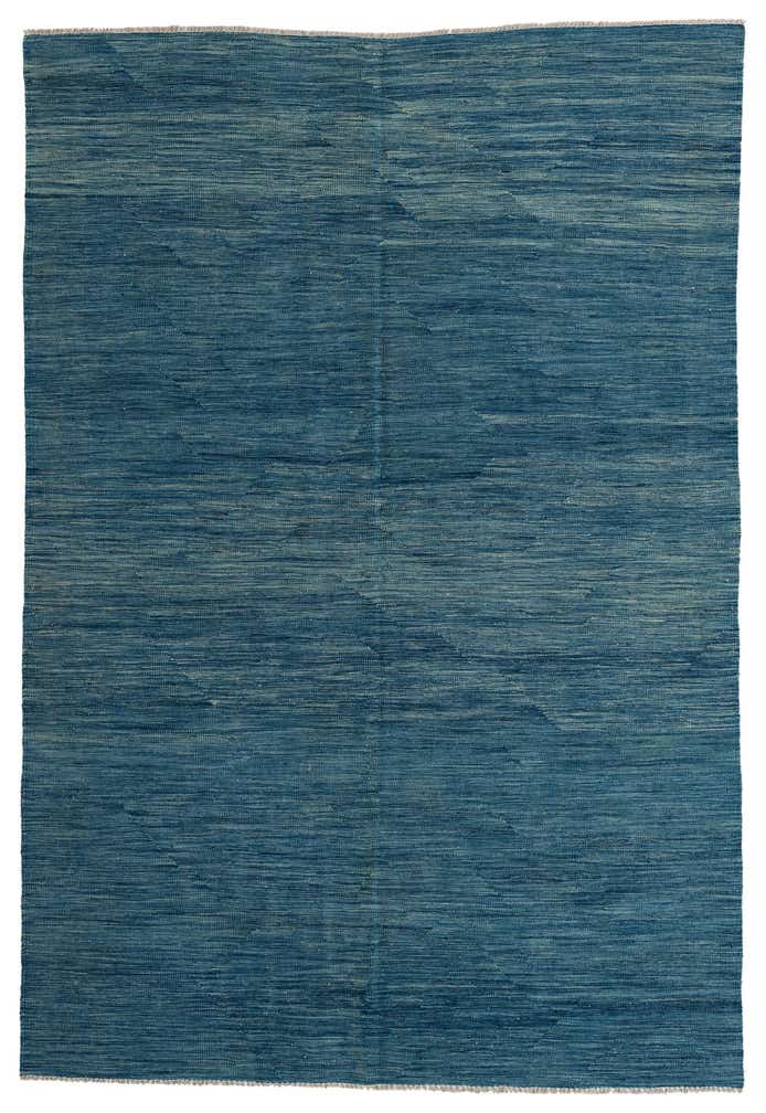 5' 6 x 8' Hand Woven Kilim Modern Wool Rug