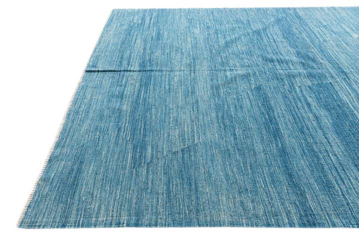 6' 10 x 9' 6 Hand Woven Kilim Modern Wool Rug