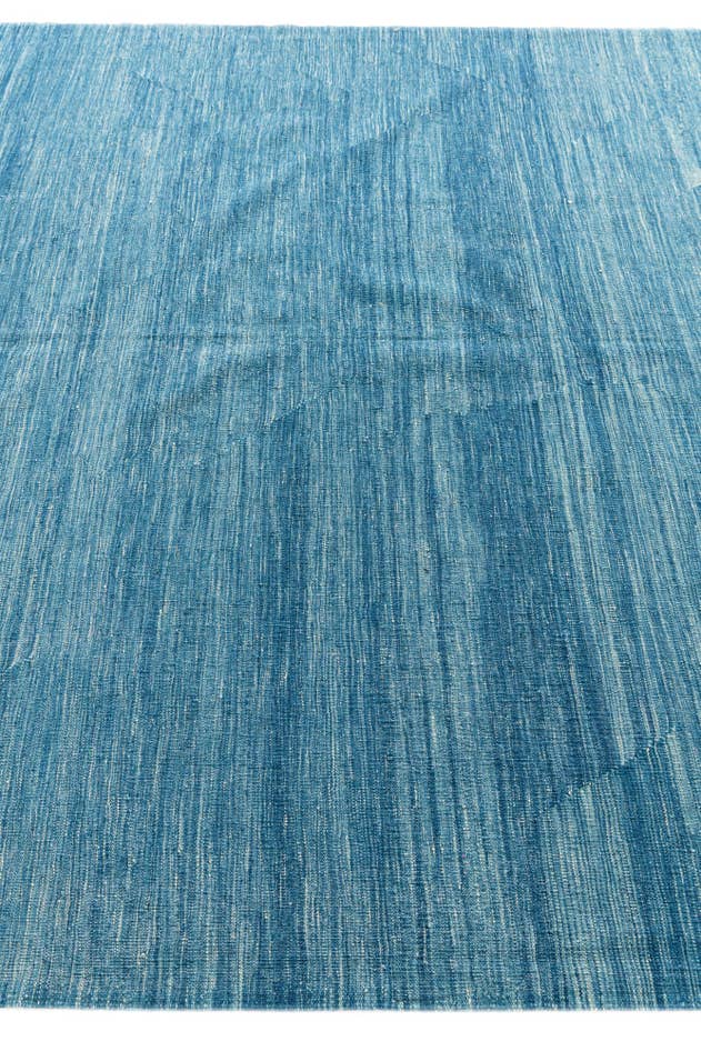 Detail image of 6' 10 x 9' 6 Hand Woven Kilim Modern Wool Rug