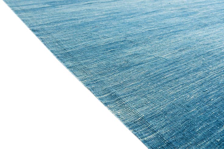 Detail image of 6' 10 x 9' 6 Hand Woven Kilim Modern Wool Rug