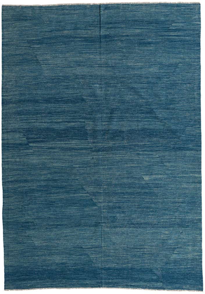 6' 10 x 9' 6 Hand Woven Kilim Modern Wool Rug