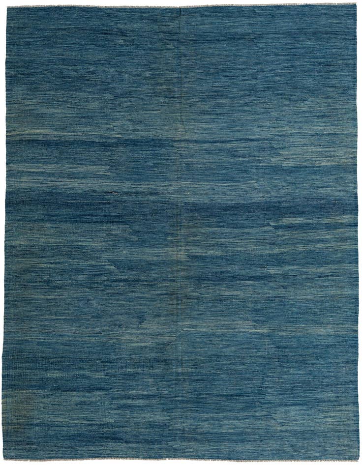 Detail image of 6' 9 x 9' 9 Hand Woven Kilim Modern Wool Rug