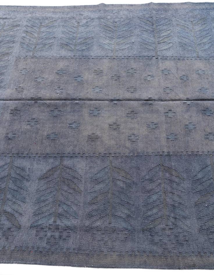 Detail image of 5' 1 x 6' 4  Hand Woven Kilim Modern Wool Rug