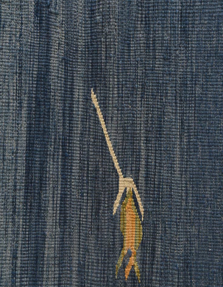 Detail image of 6' 6 x 11' 3 Hand Woven Kilim Modern Wool Rug