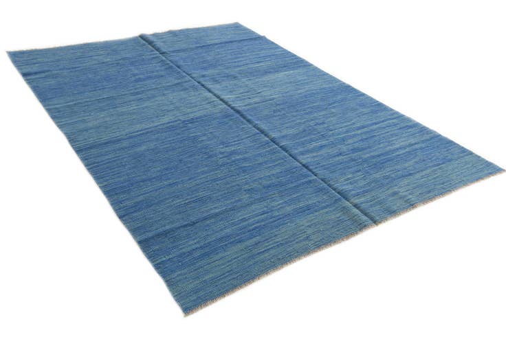 Detailfoto van 180cm x 240cm Handgeweven Kilim Modern Wol Vloerkleed