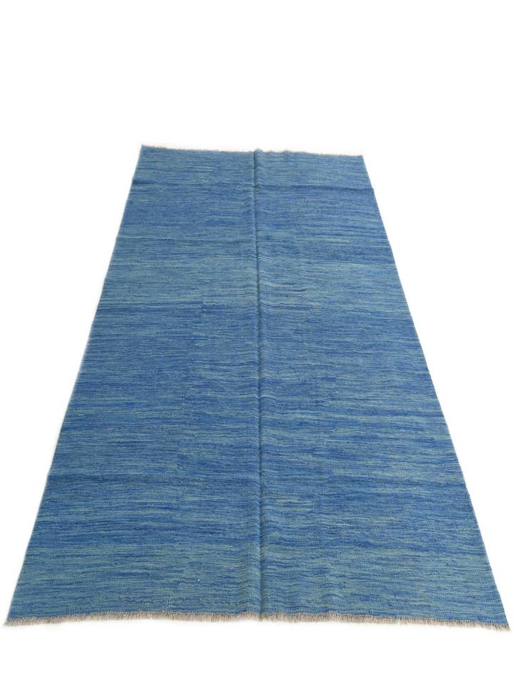 Detail image of 5' 10 x 7' 10  Hand Woven Kilim Modern Wool Rug