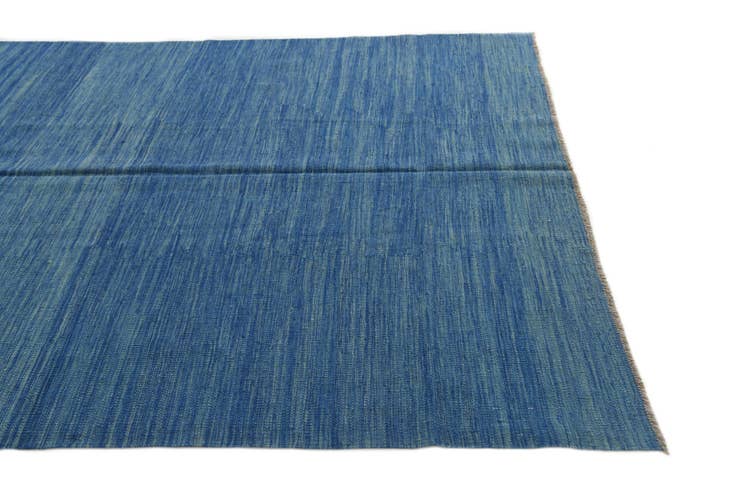 Detailfoto van 180cm x 240cm Handgeweven Kilim Modern Wol Vloerkleed