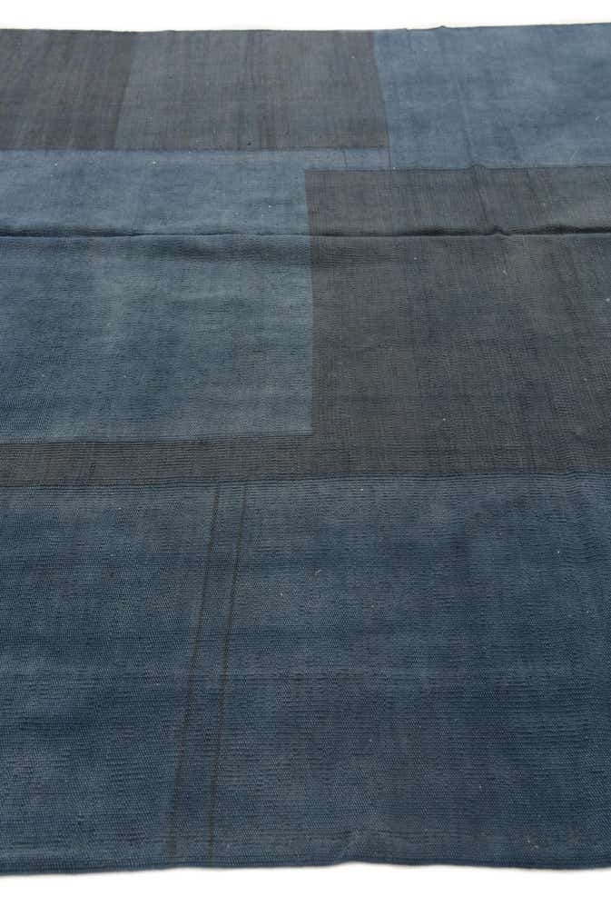 6' 9 x 9' 6 Hand Woven Kilim Modern Wool Rug