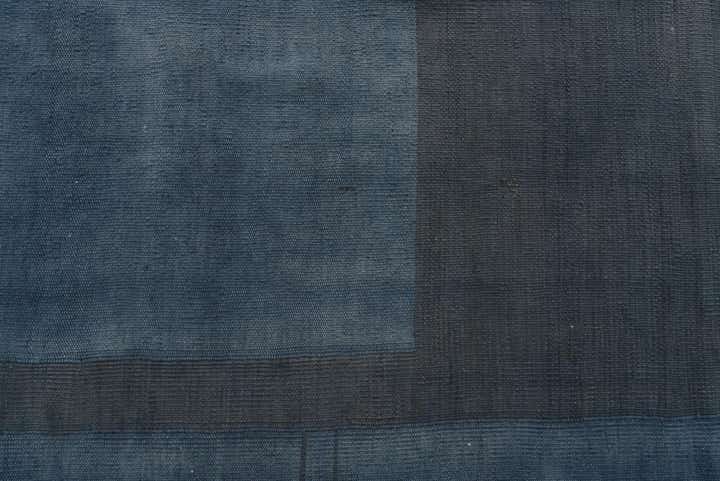 6' 9 x 9' 6 Hand Woven Kilim Modern Wool Rug