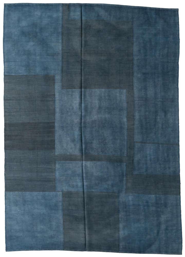 6' 9 x 9' 6 Hand Woven Kilim Modern Wool Rug