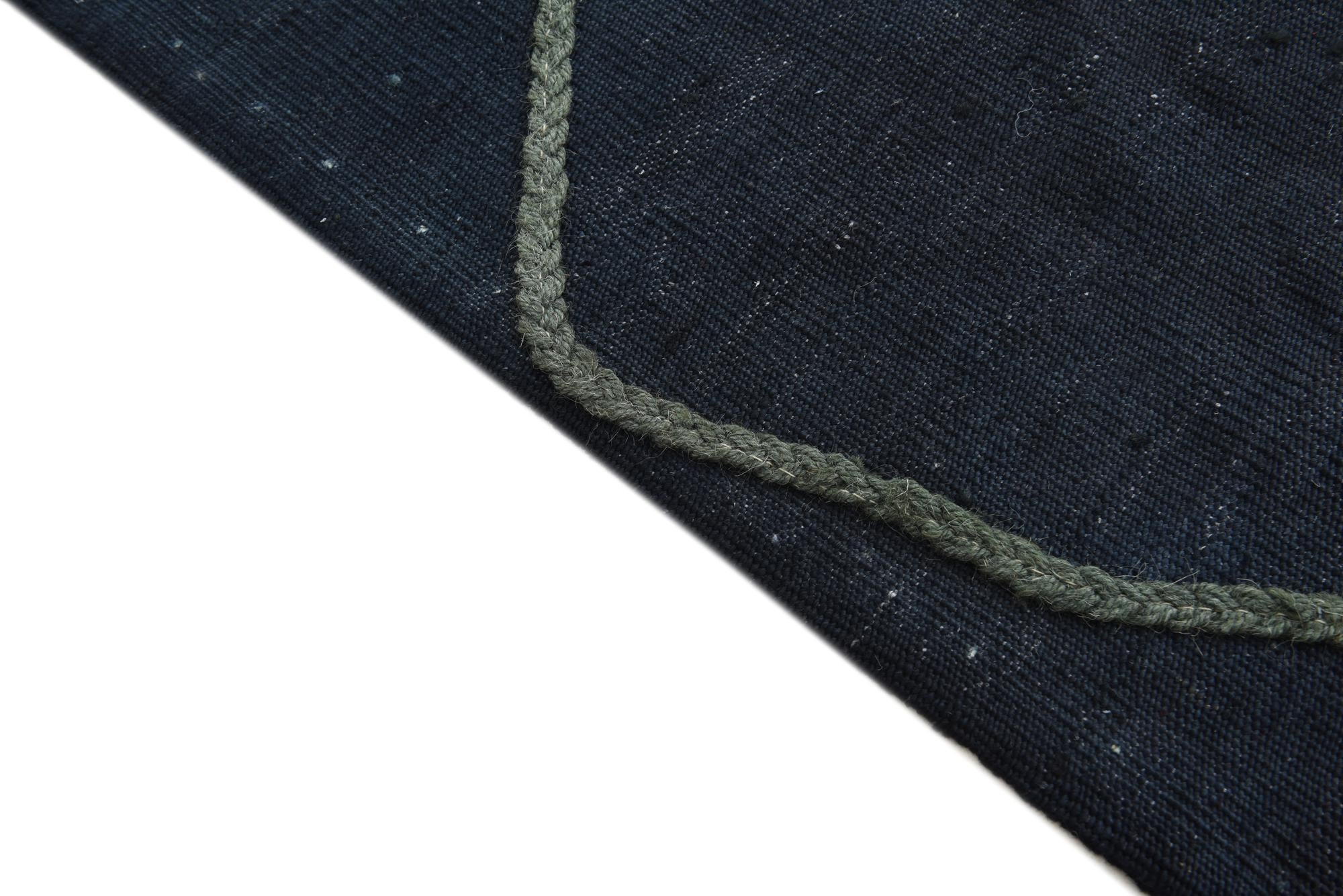 6' 5 x 10' 1 Hand Woven Kilim Modern Wool Rug
