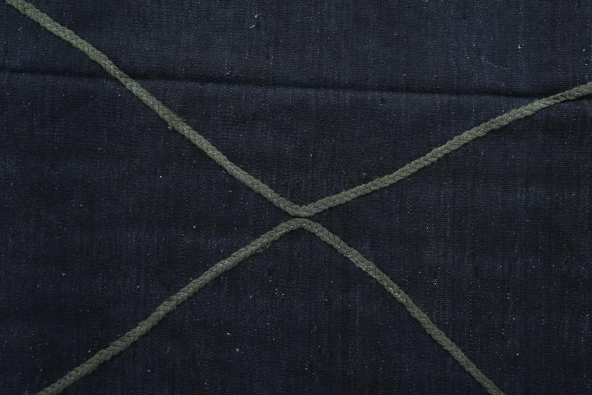 6' 5 x 10' 1 Hand Woven Kilim Modern Wool Rug