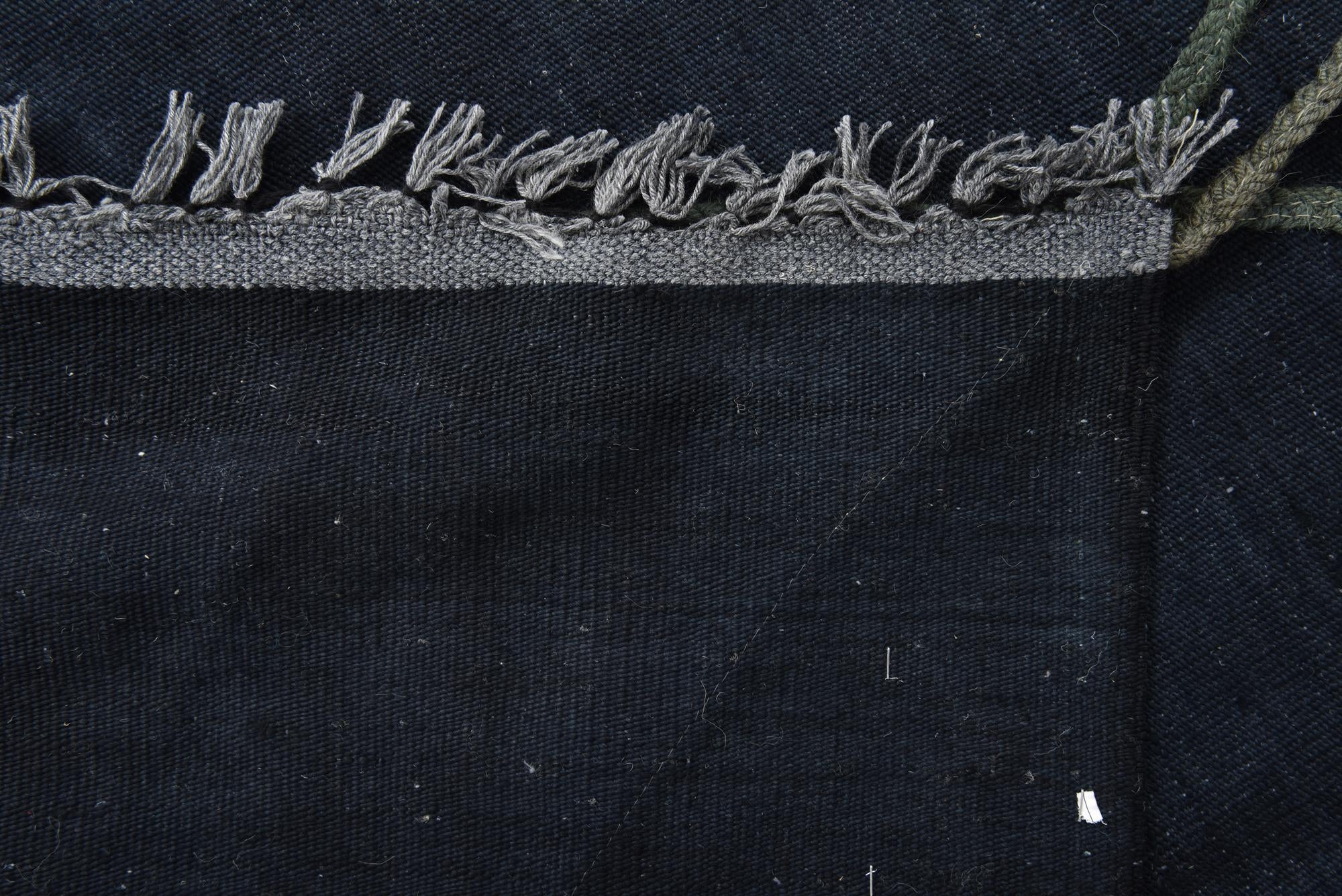 6' 5 x 10' 1 Hand Woven Kilim Modern Wool Rug